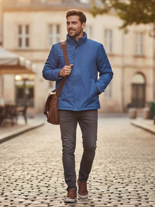 JM970 Men's Winter Jacket Waterproof and Windproof Blue
