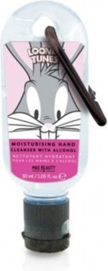 Mad Beauty Clip & Clean Looney Tunes Moisturising Hand Sanitizer Αντισηπτικό Gel Χεριών 30ml Aloe Vera