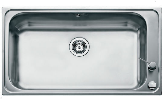 Teka Bahia 1B Plus Ένθετος Νεροχύτης Inox Σατινέ Μ73.6xΠ43.1cm Ασημί
