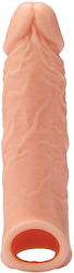 Dream Toys Real Stuff Penis-Verlängerung mit Hodenriemen 17cm