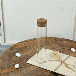 GLASS TUBE WITH CORK 3.5X15CM