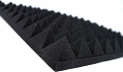 DFR Sound Absorbing Sheet Pyramid T50mm/L96xW96cm Black