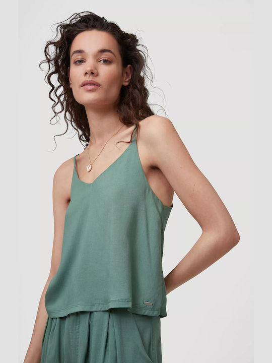 O'neill Damen Sommer Bluse mit Trägern Khaki