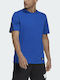 Future Icons 3-Stripes Athletic T-Shirt Blue