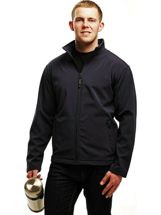 TRA680 Winter Jacket Softshell Waterproof and Windproof Navy Blue