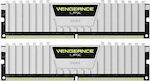 Corsair Vengeance LPX White 16GB DDR4 RAM με 2 Modules (2x8GB) και Ταχύτητα 3200 για Desktop