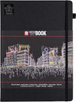 Royal Talens Μπλοκ Ελεύθερου Σχεδίου Sketchbook Sakura 21x29.7cm 80 Μαύρα Φύλλα 140g/m2