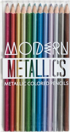 Ooly Modern Metallics Colored Ξυλομπογιές Σετ 12 χρώματα