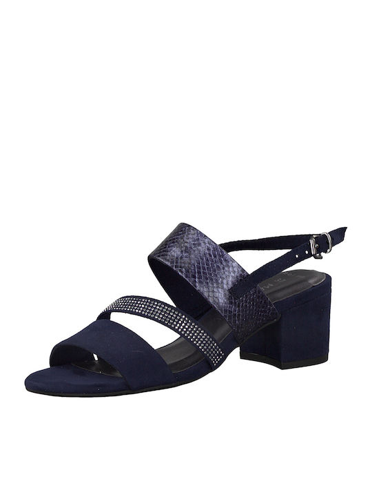 Suede Πέδιλα Navy Μπλε