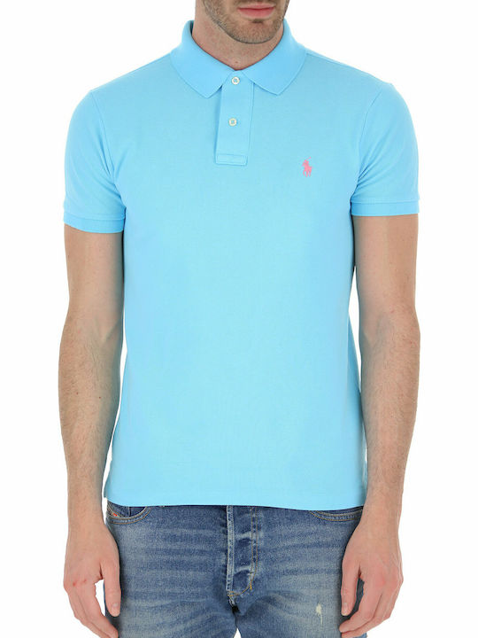 Ralph Lauren Ανδρικό T-shirt Polo Γαλάζιο