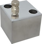 Aluminium add-on for magnetic floor stop 064-AT30 30mm Metalor