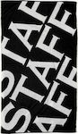 Staff Beach Towel Black 160x94cm.