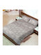 Beauty Home Подредба Шалтета Преголяма от Памук и Полиестер Neith Лилави - Сиви 220x240см 3 Бройки 1978КЛЮД