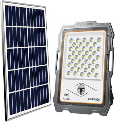 Waterproof Solar LED Floodlight 100W Cold White with Remote Control IP67
