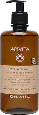 Apivita Celery & Propolis Shampoos gegen Schuppen für Trockenes Haar 1x500ml