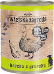 Wiejska Zagroda Feed Wet Food Dogs in Cans with Duck 800gr