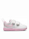 Pico 5 Παιδικά Sneakers με Σκρατς White / Pink Foam