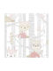 Loukianos Wallpapers Kids Wallpaper Fabric Mondo Baby Ζωάκια 24 Pink L53xH1005εκ.