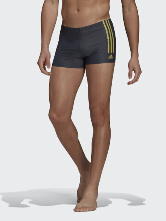 Adidas Semi 3-Stripes Bărbați Înot Șorturi Negru