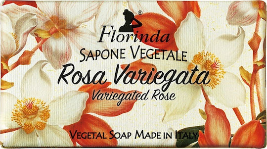 Florinda Floral Variegated Rose Seife Bar 100gr