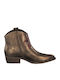 Leather Women's Ankle Boots Khaki