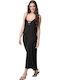Luna Star Women's Maxi Dress Beachwear Black