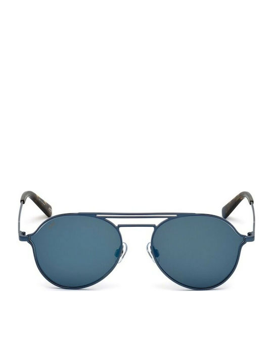 Web Men's Sunglasses with Blue Metal Frame and ...