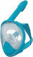 Bluewave Diving Mask Full Face Kids Junior Full Face Turquoise White