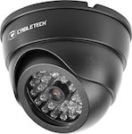 Cabletech Camera de supraveghere falsă tip Dome Negru