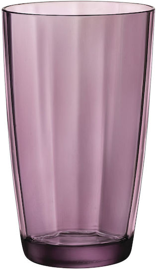 Bormioli Rocco Pulsar Чаша за Вода от Стъкло Лилава 470ml 00.10162 Bormioli Rocco Pulsar Чаша за Вода от Стъкло Лилава 470ml 00.10162