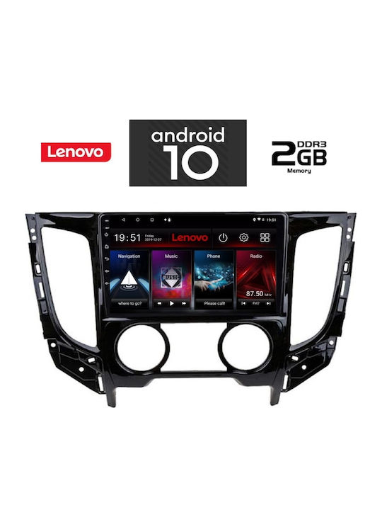 Lenovo Car-Audiosystem für Mitsubishi L200 2015> mit A/C (Bluetooth/USB/AUX/WiFi/GPS) mit Touchscreen 9" IQ-AN X6859_GPS A/C
