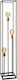 Lucide Lightning Arthur Lampa de podea Î140xL25cm. cu Soclu pentru Bec E27 Negru
