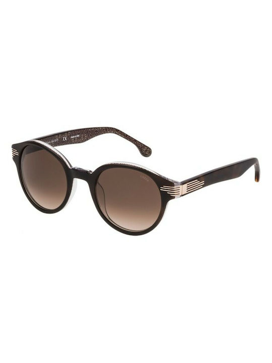 Lozza Trilussa Sunglasses with Brown Tartaruga Plastic Frame and Brown Lens SL4073M 0APB