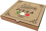 Set von 100 Boxen Pizza 20x20x4.2cm Microwelle