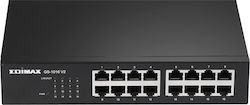 Edimax GS-1016 V2 Unmanaged L2 Switch με 16 Θύρες Gigabit (1Gbps) Ethernet