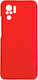 Cti Liquid Umschlag Rückseite Silikon Rot (Redmi Note 10 / 10s / Poco M5s)