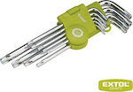 Extol L Set 9 Torx Wrenches 9pcs