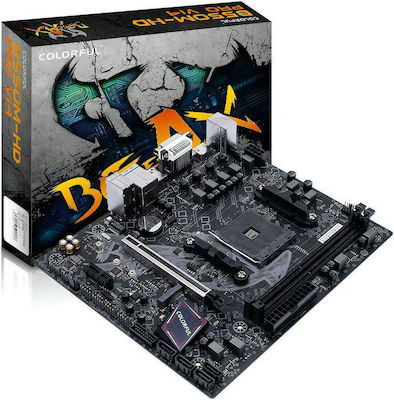 BATTLE-AX B550M-HD PRO V14 Placă de bază Micro ATX cu AMD AM4 Socket