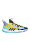 Adidas Harden Stepback 2 Χαμηλά Μπασκετικά Παπούτσια Core Black / Team Yellow