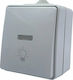 Aca Army Knopf Treppe mit LED-Anzeige IP55 in Gray Farbe 1000432006