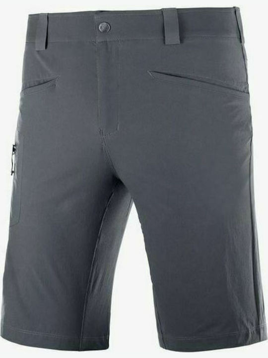 Salomon Wayfarer Ebony Men's Hiking Short Trousers Gray