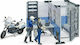 Bruder Police Station with Policeman Motorcycle & Thief for 4+ Years (Miscellaneous Designs)