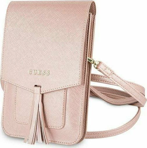 Guess Handbag Pink Saffiano