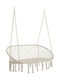 Outsunny Macrame Double Hammock Ecru 130x75cm
