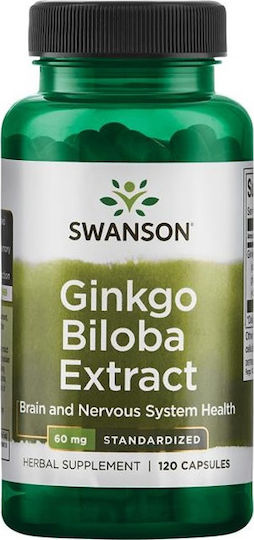 Swanson Ginkgo Biloba Extract 60mg 120 caps