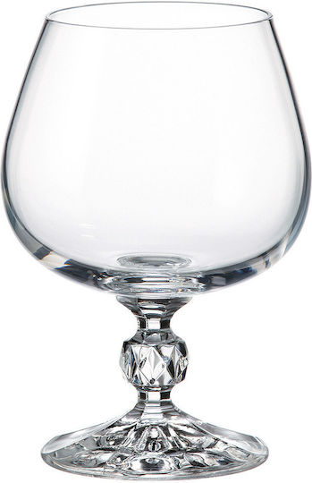 Bohemia Sterna Set of Glasses Liqueur/Ouzo made of Crystal Stemmed 250ml 0802946 6pcs