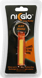 McNett Keychain Ni-Glo with LED Orange