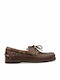 Sebago Men's Leather Boat Shoes Brown