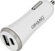 QIHANG QH-D28 Car Charger 3A Fast Charging with Ports: 1xUSB 1xType-C