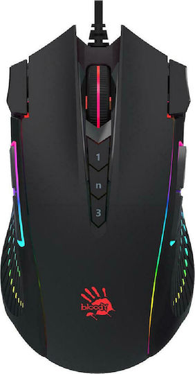 A4Tech Bloody J90s RGB Gaming Ποντίκι 8000 DPI Black